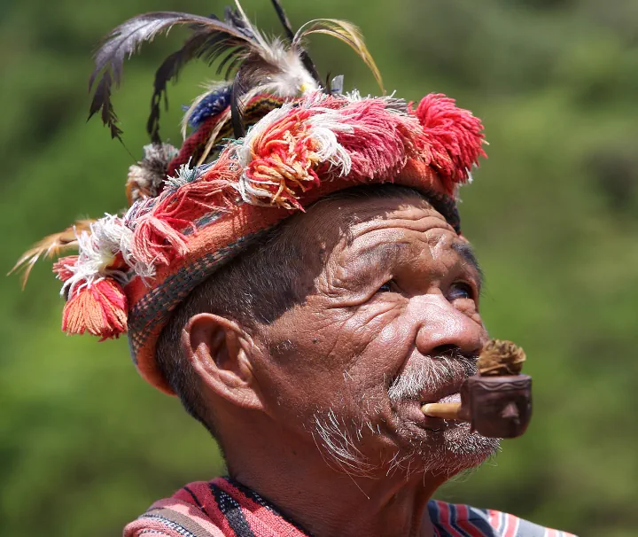Baumeister der Banaue Reisterrassen ist das Bergvolk der Ifugao