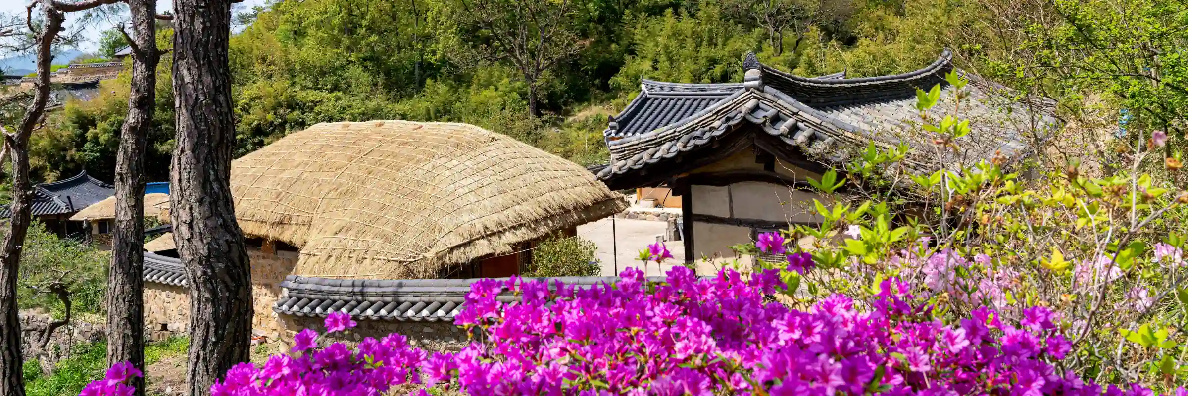 Yangdong Folk Village nahe Gyeongju in Korea